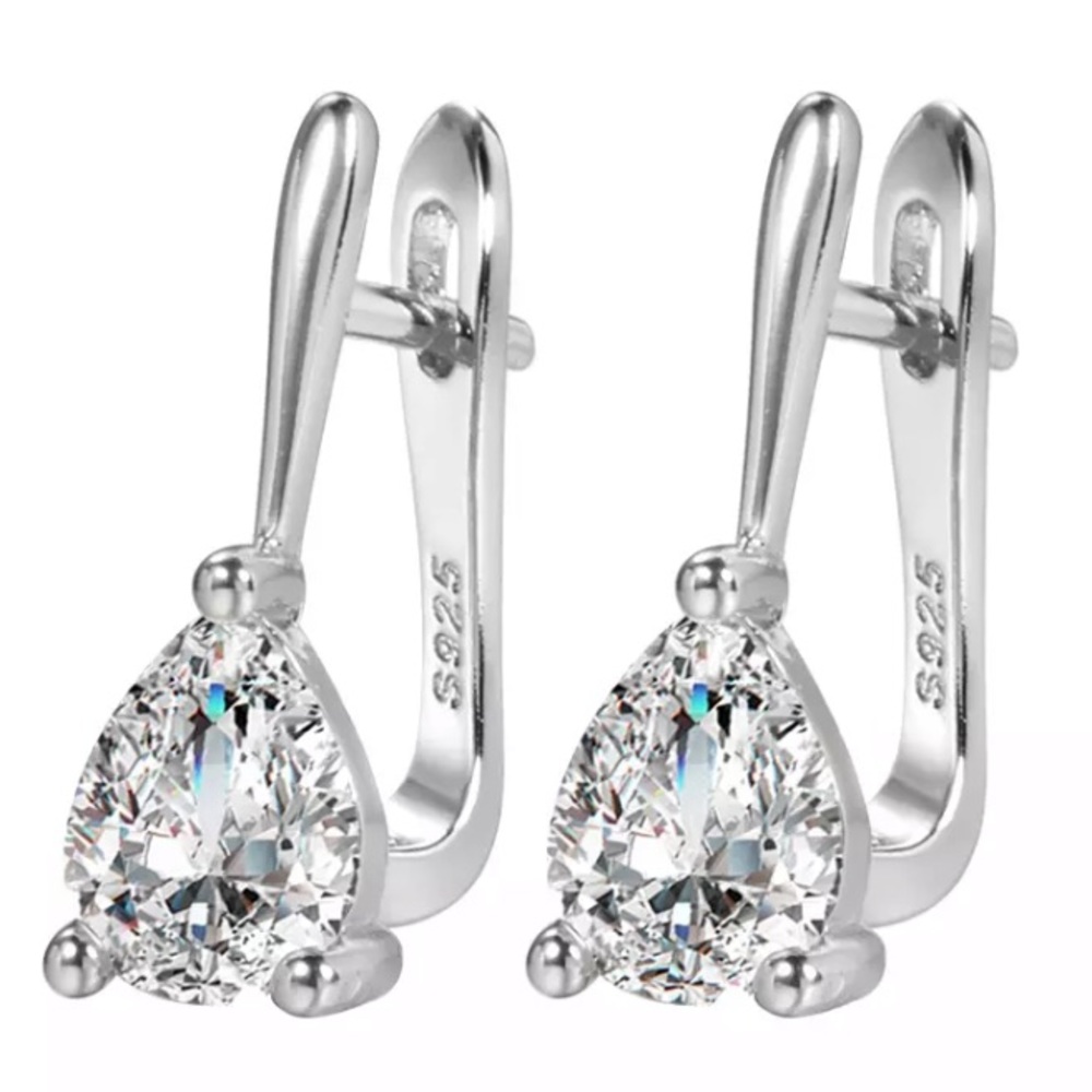 NWOT stud sterling silver earrings - Picture 3 of 4